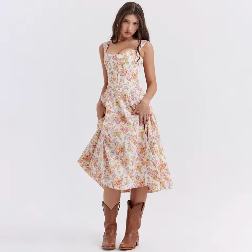 Elodie Floral Mini Dress