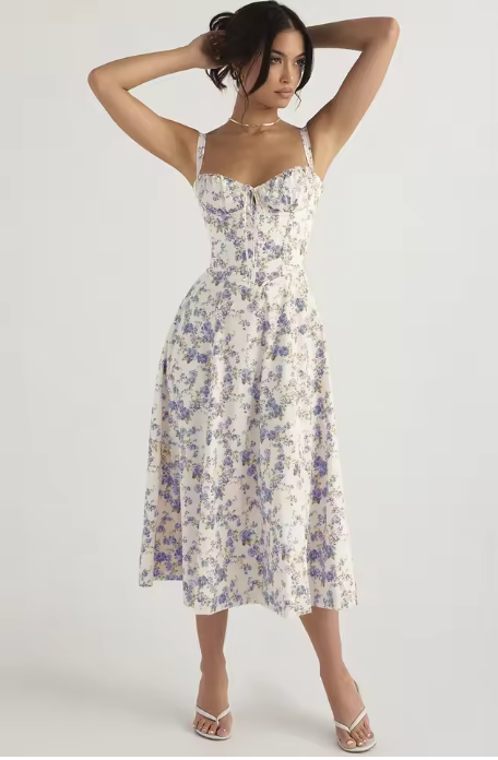 Julie Corset Midi Dress